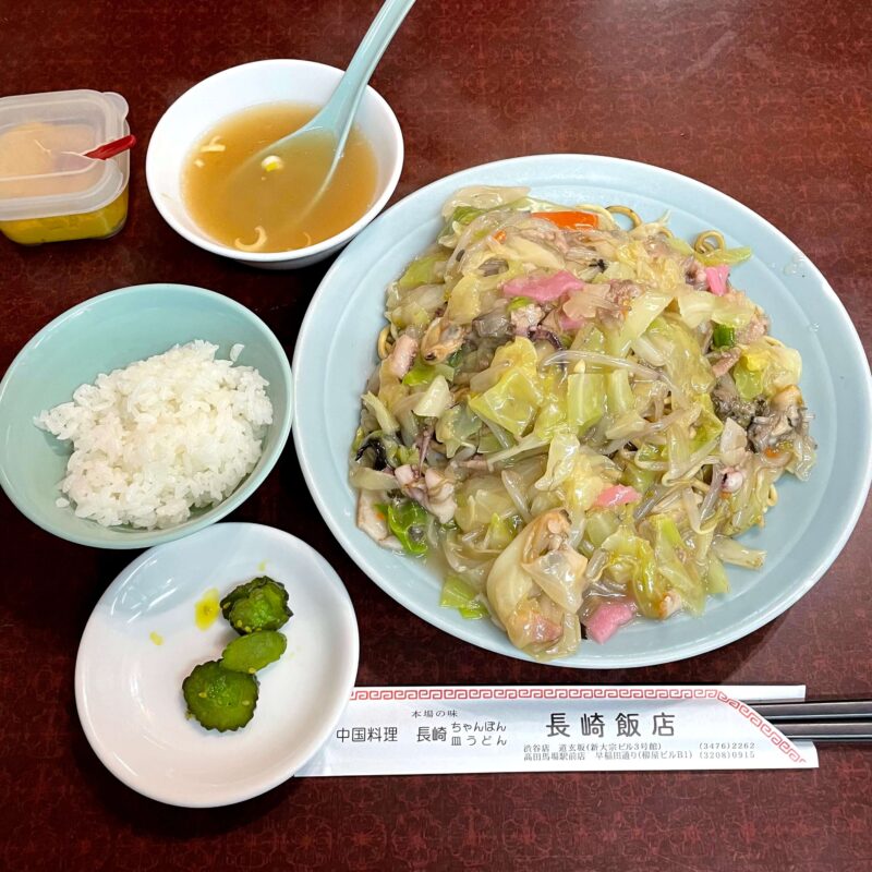 長崎飯店渋谷店　皿うどん（軟麺）